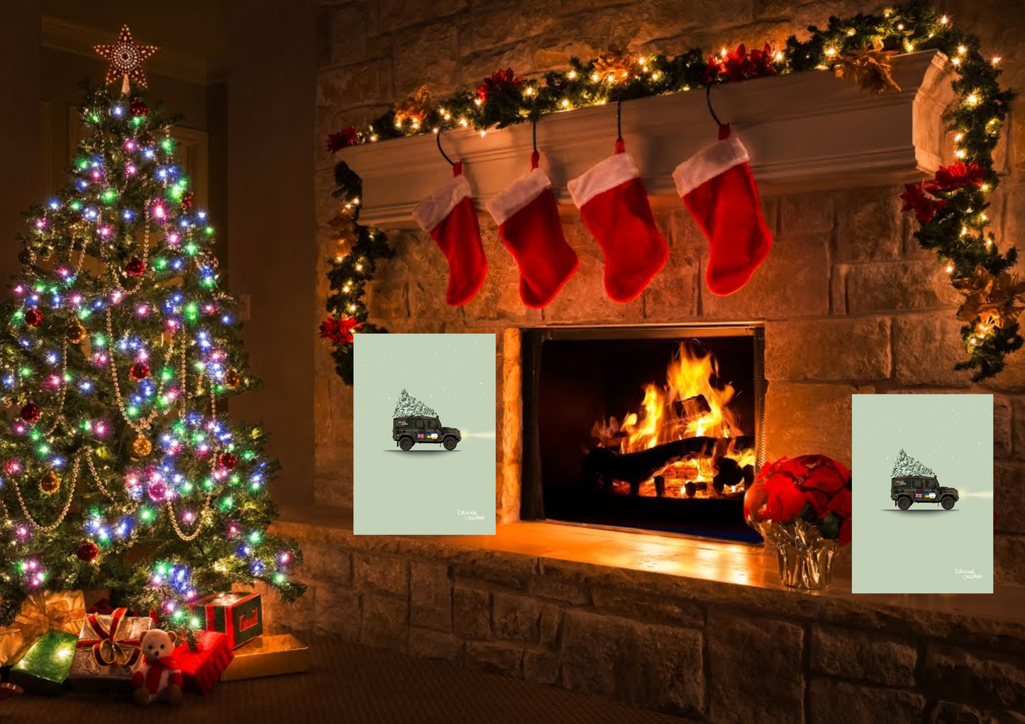 Driving Ukraine Christmas Card