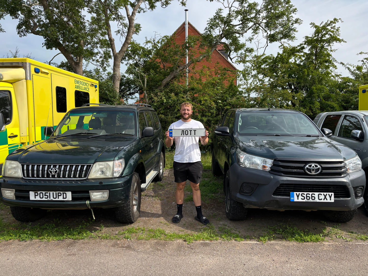 Custom Ukrainian Number Plate - Ukrainian Language