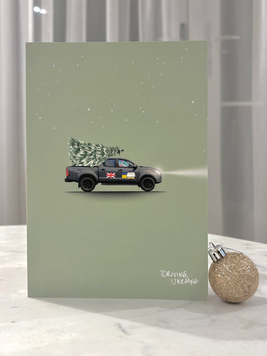 Driving Ukraine Christmas Cards (Pack of 10)
