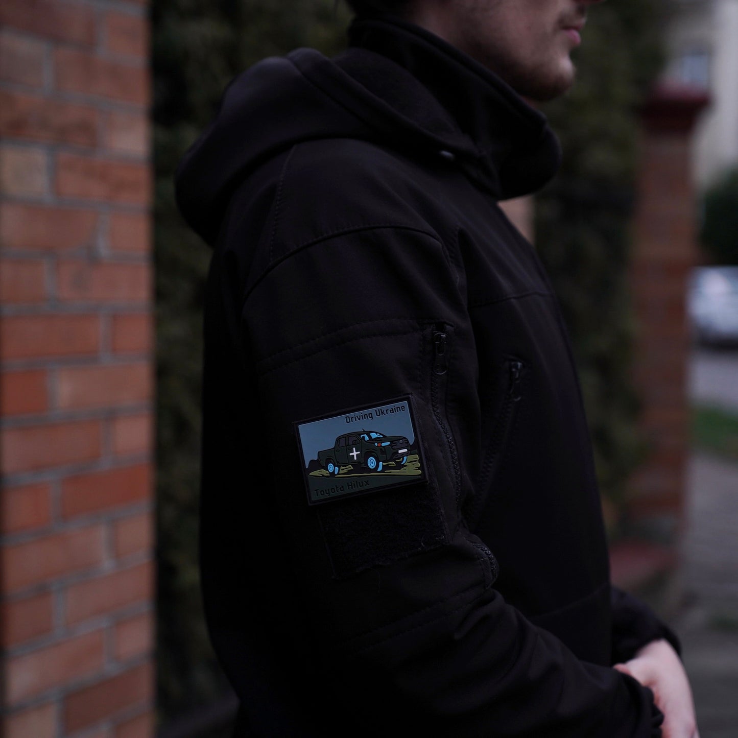 Driving Ukraine Hilux Velcro Patch