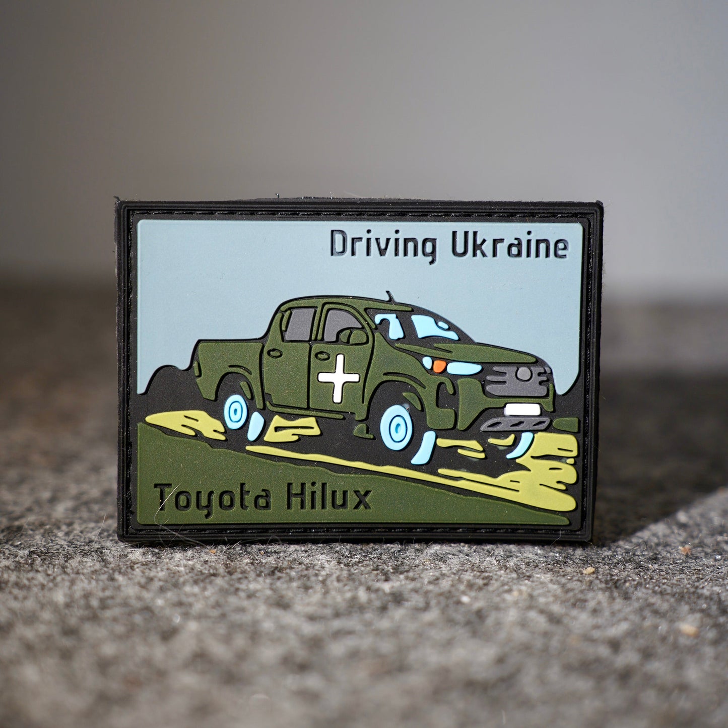 Driving Ukraine Hilux Velcro Patch